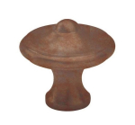 Bouton lyonnais fer rouillé